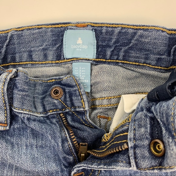 Baby Gap Straight Jeans Boy Size 3 - Picture 5 of 6